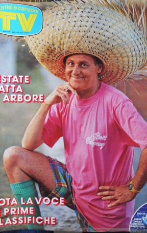 TV Sorrisi e Canzoni n°29 1986 Renzo Arbore Tracy Spencer - Holly e Benji  [C93]