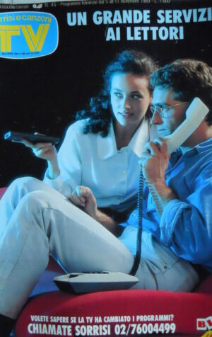 TV Sorrisi e Canzoni n°45 1989 Speciale Giorgio Gaber Ombretta Colli  [C69]