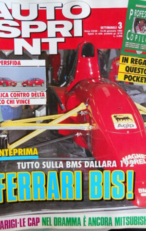 Autosprint n°3 1992 Tutto sulla BMS Dallara 192 [P10]