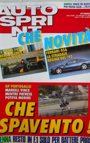 Autosprint n°40 1992 Ayrton Senna Alain Prost Riccardo Patrese incidente  [P10]