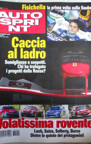 Autosprint n°44 2003 Tuner Peugeot 206 1.6 16V - Fisichella Sauber  [P21]