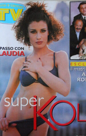 TV Sorrisi e Canzoni 28 1997 Claudia Koll copertina - Speciale vasco Rossi [D4]