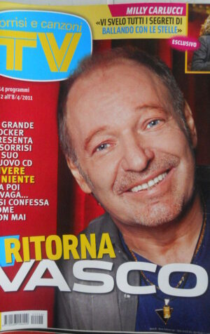 TV Sorrisi e Canzoni n°14 2011  Speciale Copertina Vasco Rossi   [D5]