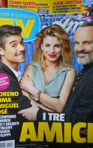 TV Sorrisi e Canzoni n°14 2014 Emma Marrone Miguel Bosè Moreno [C95]