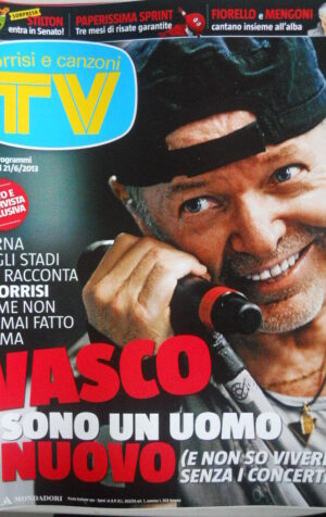 TV Sorrisi e Canzoni n°24 2013 Vasco Rossi speciale copertina  [M15]