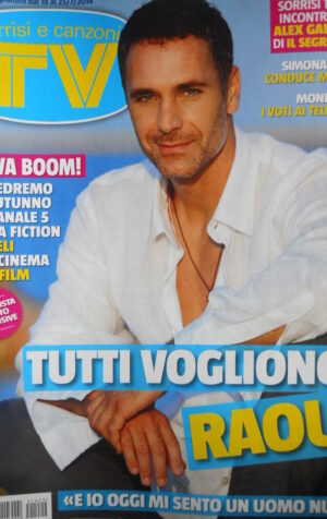 TV Sorrisi e Canzoni n°29 2014 Raul Bova cover - Alex Gadea [C95]