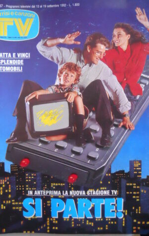 TV Sorrisi e Canzoni 37 1992 Martina Colombari Miss Italia Fiorella Mannoia [D7]