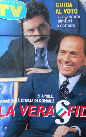 TV Sorrisi e Canzoni n°16 1996 Delphine Forest Daniele Quinn Berlusconi [D12]