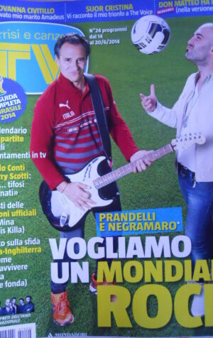 TV Sorrisi e Canzoni n°24 2014 Tristan e Pepa - Suor Cristina Italia Mondia[D18]