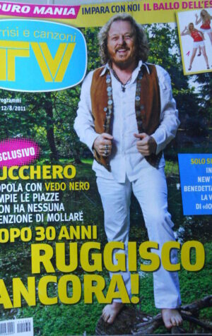 TV Sorrisi e Canzoni n°32 2011 Zucchero - Morte Amy Winehouse [D16]