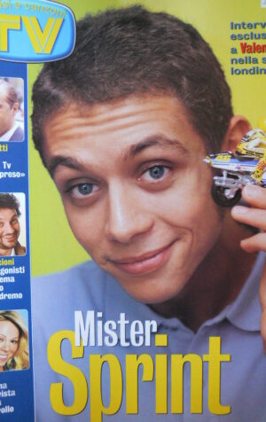 TV Sorrisi e Canzoni n°34 2001 Valentino Rossi Mariah Carey Pieraccioni  [D15]