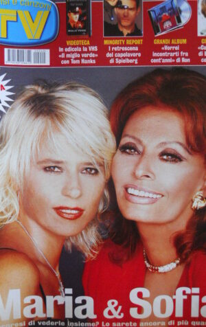 TV Sorrisi e Canzoni n°40 2002 Maria de Filippi Sofia Loren Rolling Stones [D15]