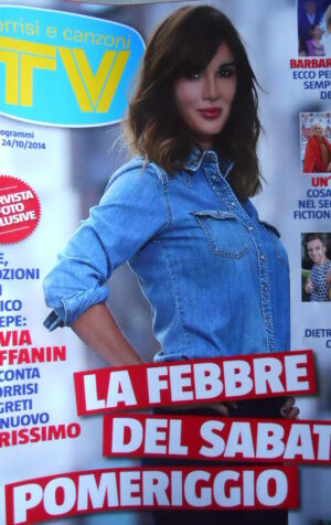 TV Sorrisi e Canzoni n°42 2014 Dear Jack Violetta Raffaella Carrà [D17]