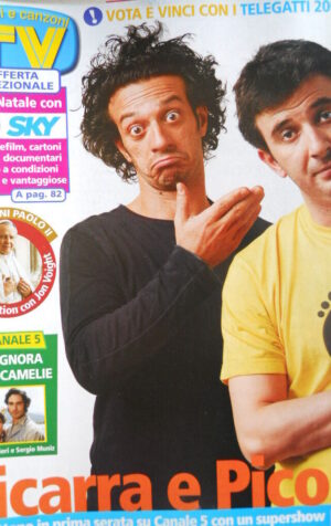 TV Sorrisi e Canzoni n°48 2005 Ficarra & Picone  [D21]
