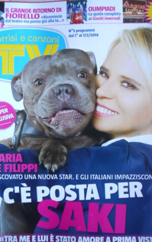 TV Sorrisi e Canzoni n°5 2014 Valeria Fabrizi Maria De Filippi Shakira [D17]