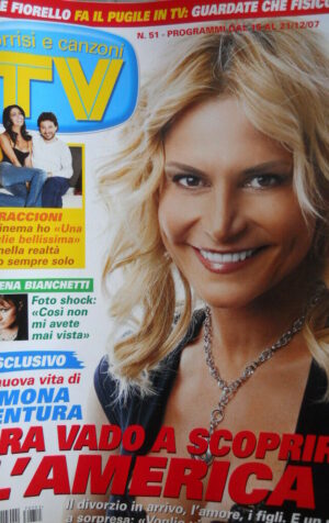TV Sorrisi e Canzoni n°51 2007 Lorena Bianchetti Tokio Hotel Simona Ventura[D14]