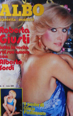 ALBO n?4 1981 Poster Gloria Piedimonte Marie France Pisier Roberta Giusti [G254]