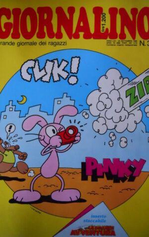 GIORNALINO n?38 1986 PINKY -  Inserto ALBO AVVENTURA Lucky Luke [G261]