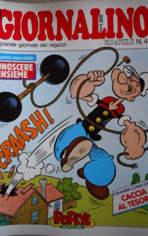 GIORNALINO n?44 1986 Agente Allen Popeye Mitty Poochie Piccolo Dente + in [G261]