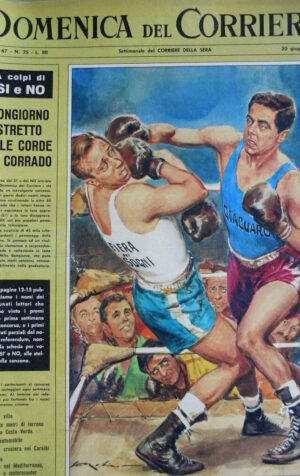 Domenica Del Corriere n°25 1965 Bellissima cover Corrado Mike Bongiorno  [D23]