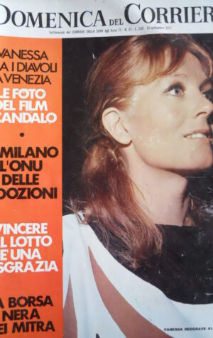 Domenica Del Corriere n°37 1971 Vanessa Redgrave - Silvana Simone  [D24]