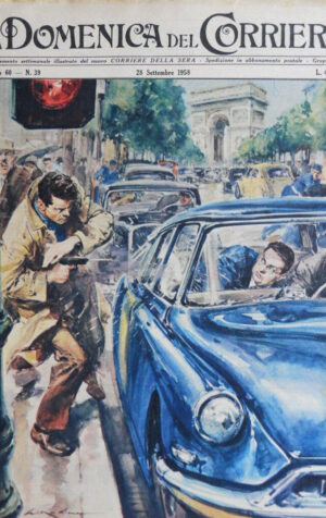 Domenica Del Corriere n°39 1958 Anna Magnani Giulietta Masina Juventus  [D23]