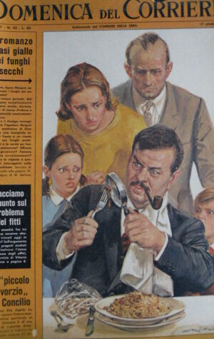 Domenica Del Corriere n°42 1965 con speciale FACCETTA NERA Mussolini [D24]