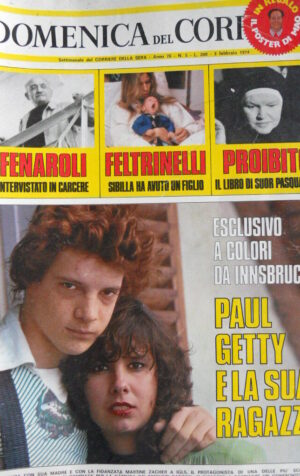 Domenica Del Corriere n°5 1974 Paul Getty - Poster Mao Tze Tung Fenaroli  [D24]