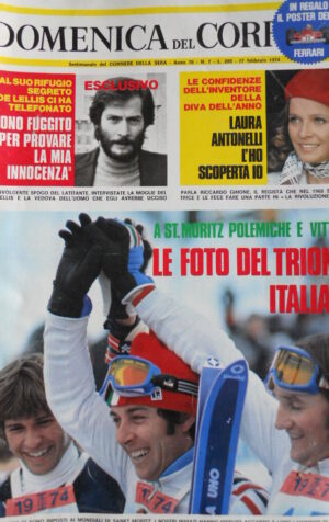 Domenica Del Corriere n°7 1974 Laura Antonelli - Speciale Rick Wakeman [D24]