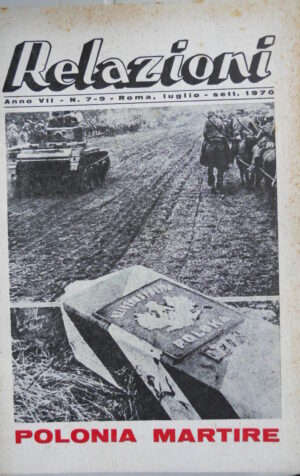 RELAZIONI n°7-9 1970   [D26]