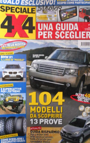 Speciale 4x4 TUTTO FUORISTRADA suppl. n°6 2009 - BMW X1 Il Lusso in piccol [P40]