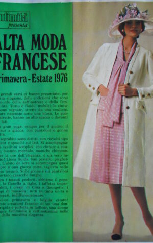 Collezione francese di ALTA MODA Primavera Estate 1976 (Dior Cardin..  [P48]