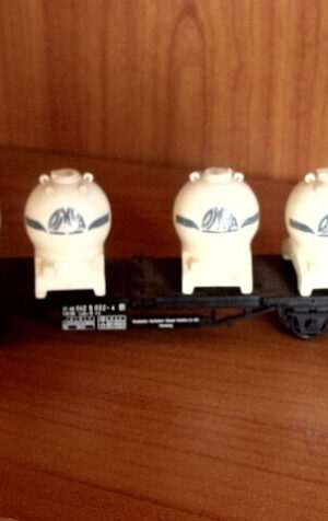 Carro cisterne Trasporto minerale OMYA LIMA HO made Italy anni 70  [TR99-61]