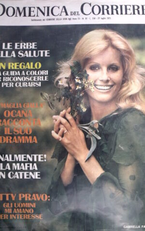Domenica Del Corriere n°30 1971 matrimonio Marina Coppi - Patty Pravo [GS27]