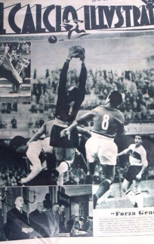 IL Calcio Illustrato 11/01/1951 Forza Genoa - Inter Torino 3-1  [GS35]