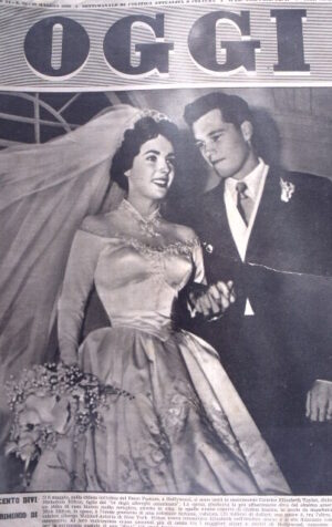 OGGI n°20 1950 Elizabeth Taylor speciale Matrimonio con Hilton  [GS27]