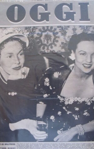 OGGI n°34 1950 Il comico Jimmy Durante Invasione di Gorizia sloveni [GS27]