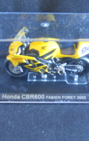 Die Cast Model Moto 1:24 HONDA CBR 600 Fabien Foret 2002 [N3-63 ]