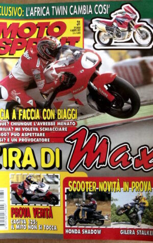 MOTOSPRINT n°31 1997  Test Cagiva 125 Africa TWIN cambia Max Biaggi  [P49]