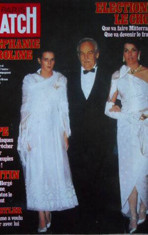 PARIS MATCH n°1764 1983  Stephanie e Carolina di Monaco Principe Ranieri   [C71]