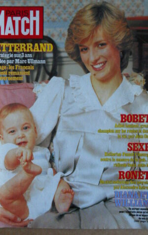 PARIS MATCH n°1765 1983 Principessa Diana Barbara BACH Jerry Lewis   [C71]
