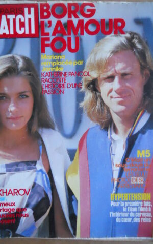 PARIS MATCH n°1841 1984 Bjon Borg Carolina e Stefanie de Monaco  [C71]