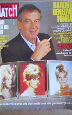 PARIS MATCH n°1926 1986 Brigitte Bardot Catherine Deneuve Jane Fonda  [C71]
