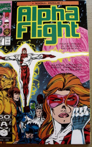 ALPHA FLIGHT n°100 1991 ed. Marvel Comics   [SA13]