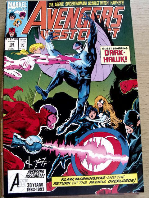AVENGERS WEST COAST n°93 1993 ed. Marvel Comics   [SA16]