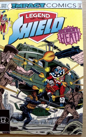 LEGEND OF THE SHIELD n°2 1991 IMPACT DC COMICS   [SA13]