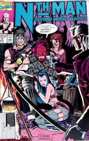 NTH MAN The Ultimate Ninja n°15 1990 Marvel Comics   [SA17]