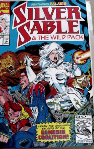 SILVER SABLE and The Wild Pack n°8 1993 ed. Marvel Comics [SA17]
