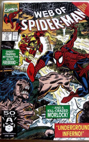 SPIDER MAN Web of n°77 1991 Marvel Comics   [SA16]