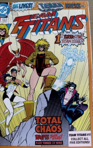 TEAM TITANS n°1 1992 DC Comics variant 2 cover [SA15]